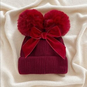 Children’s Double Pompom Winter Beanie